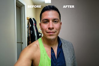 create corporate headshots from smartphone photos