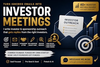 write investor outreach emails for saas fundraising