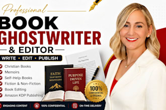 edit, ghostwrite christian books, devotionals, sermons memoirs faith based ebook