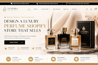 design perfume shopify store cologne fragrance store fragrance perfume website
