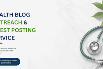 do health blog outreach and secure guest post opportunities