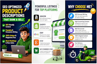 write SEO product listings for ecommerce stores