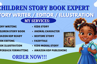 do children ebook writing, editing and illustration