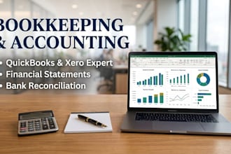 be your expert accountant and bookkeeper in quickbooks and xero