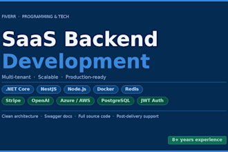 build a saas backend with net core nestjs and rest API