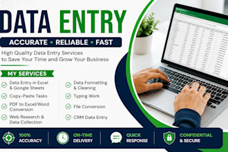 do data entry fast and efficiently