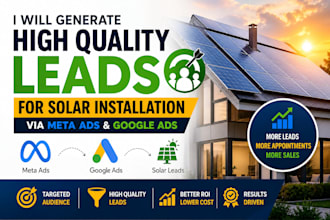 generate roofing leads solar facebook ads roofing ad construction crm automation