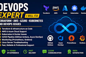 fix terraform, AWS, azure, and devops issues