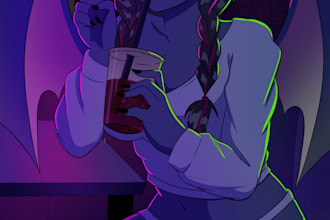 draw sfw or nsfw art of your oc or fanart