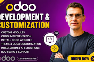 customize odoo erp, odoo website, modules and integrations