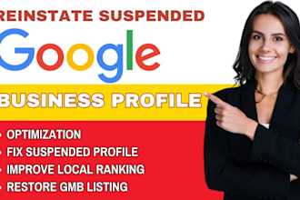 reinstate suspended google my business gmb profile verification expert
