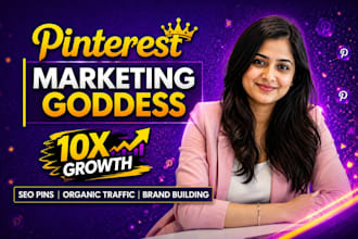 manage, grow and boost marketing as pinterest goddess