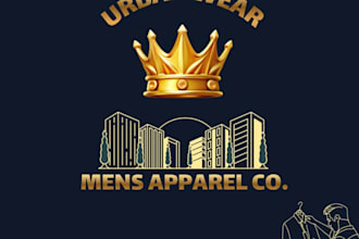 design a luxury arabic typography and elegant clothing logo