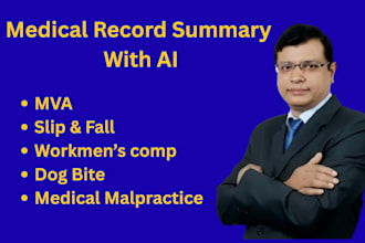 do ai medical record review summary and chronology