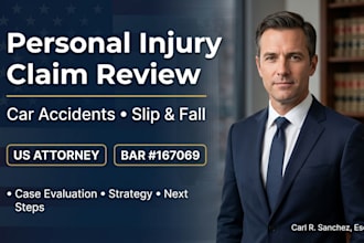 evaluate and handle your personal injury or car accident claim