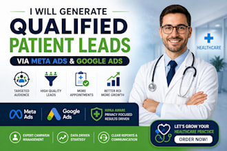 generate high quality healthcare and dental leads via google ads and meta ads