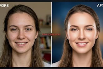 do professional photo editing and image retouching