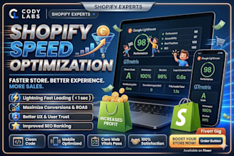 do shopify speed optimization and increase store speed score