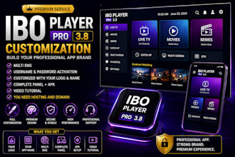 customize and brand your ibo player pro 3 8 android and smart application