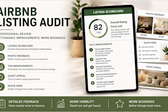 audit your airbnb listing a improvement plan