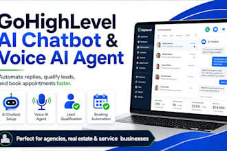 set up gohighlevel ai chatbot and booking agent