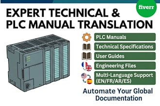 provide professional technical translation of industrial manuals
