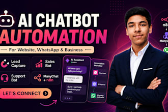 build a lead generation ai chatbot for your website using n8n and manychat