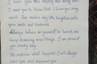 write beautiful handwritten personal and apology letters