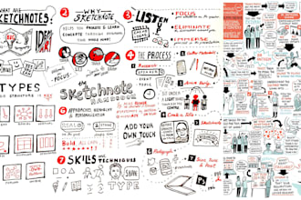 design sketch note doodle infographic architecture building link vector art