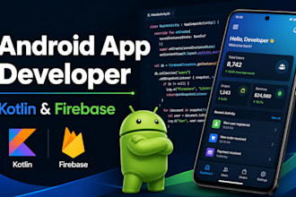 build a native android app with kotlin and firebase