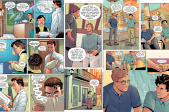 comic book illustration comic cartoon graphic novel art comic strip comic artist
