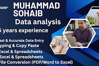 provide expert web research and data entry