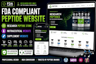 fda compliant peptide website research peptide store supplement nutraceutical