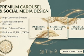 design instagram carousel post, carousel design, social media post for you