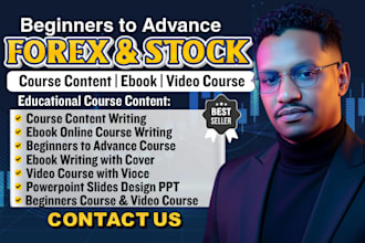 create beginners forex trading course ebook stock market course video course PPT