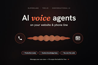 integrate elevenlabs ai voice agents into your website or phone system