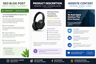 write SEO content for your website