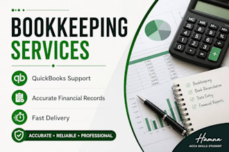 do bookkeeping data entry and financial statements