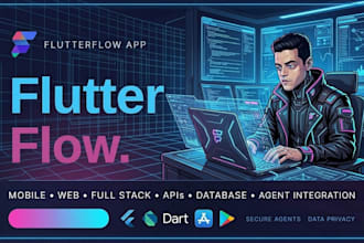 build flutterflow app, flutter flow and be flutterflow mobile app developer