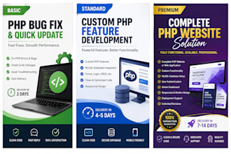 develop, fix, and customize PHP websites professionally