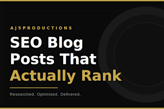 write SEO blog posts and articles that engage and convert