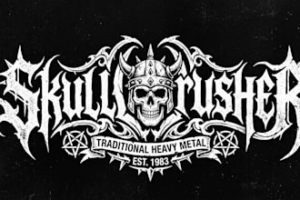 design a professional heavy metal band logo
