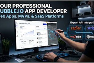 build bubble web app bubble io website with api integration