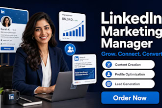 be your linkedin marketing manager and content creator