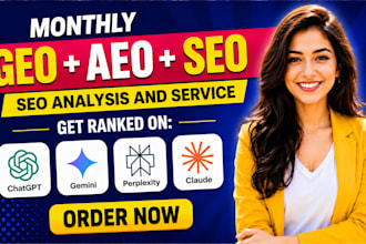 rank your site on chatgpt gemini claude perplexity using GEO aeo SEO