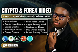 do forex, crypto video course, ppt slides, workbook, worksheet, course content