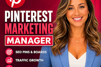 be your pinterest marketing manager and SEO expert