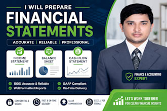 prepare professional financial statement and balance sheet