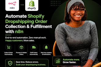 automate shopify dropshipping order collection and fulfillment with n8n