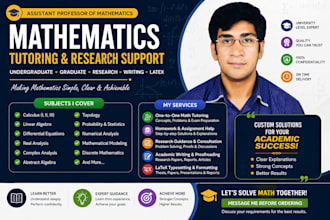 provide expert mathematics tutoring